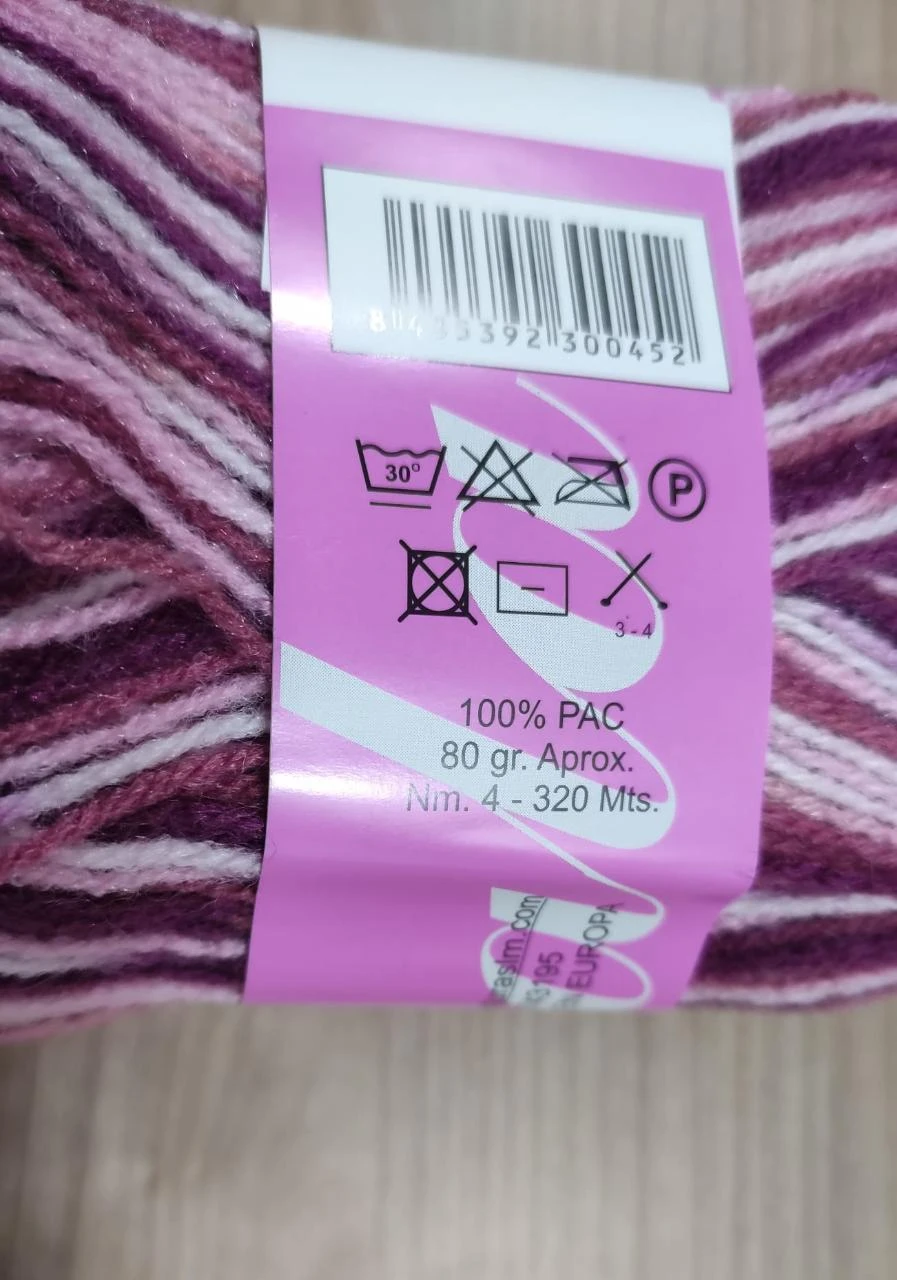 Ovillos lana degradado rosa – photo 3
